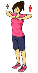 �����O�ɐg�̂�L�΂��^��1